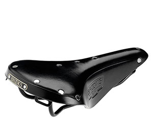 Чёрное седло Brooks B17