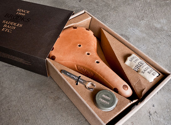 Седло Brooks Select из органической кожи