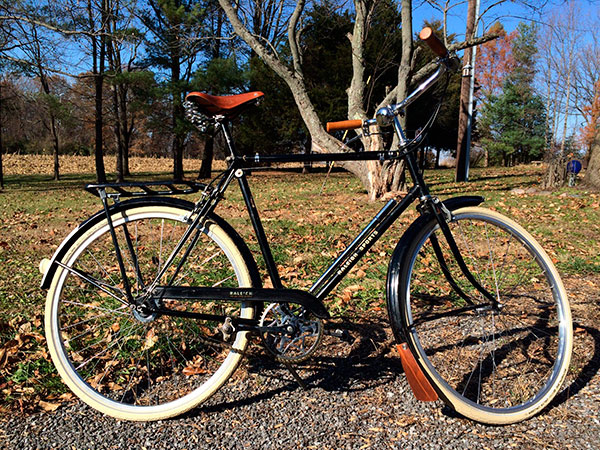 Велосипед Raleigh и седло Brooks