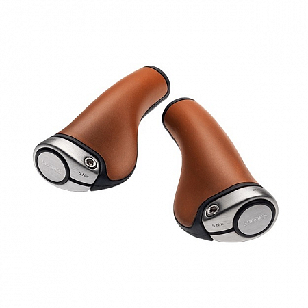 Ergon GP1 Leather Grips 130mm & 100mm Honey
