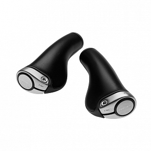 1Картинка Ergon GP1 Leather Grips 130mm & 130mm Black
