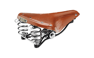 1Картинка Седло Brooks B66 Honey