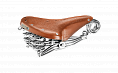 Седло Brooks B33 Honey